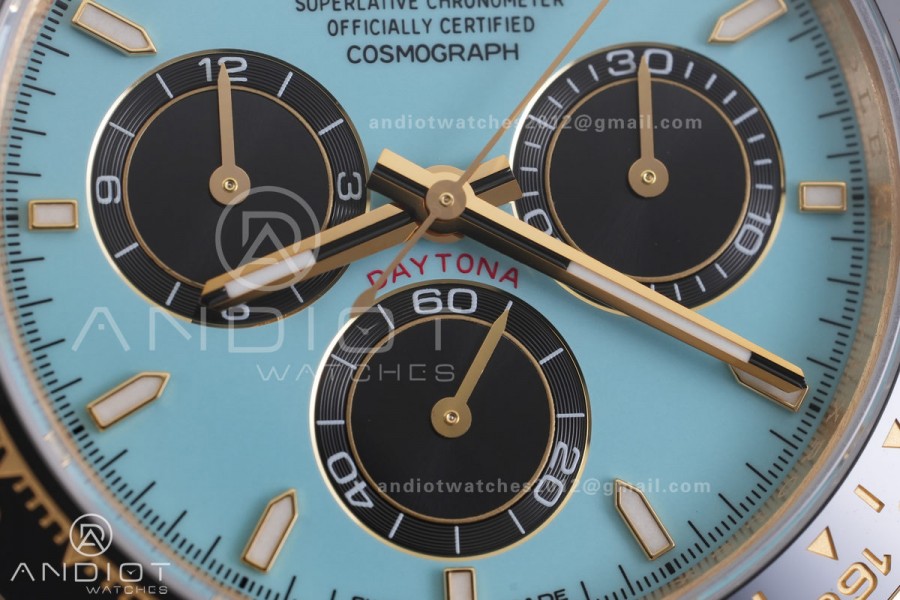 Daytona 126518 VSF 1:1 Best Edition Tiffany Blue Dial on Oysterflex Strap VS4131 V2 (Weighted)
