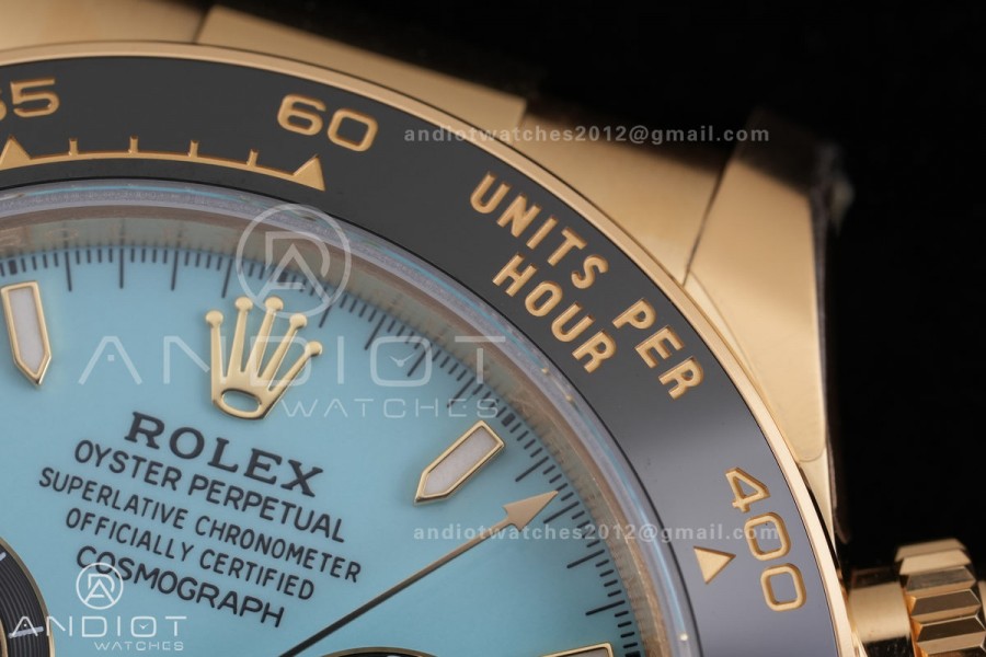 Daytona 126518 VSF 1:1 Best Edition Tiffany Blue Dial on Oysterflex Strap VS4131 V2 (Weighted)
