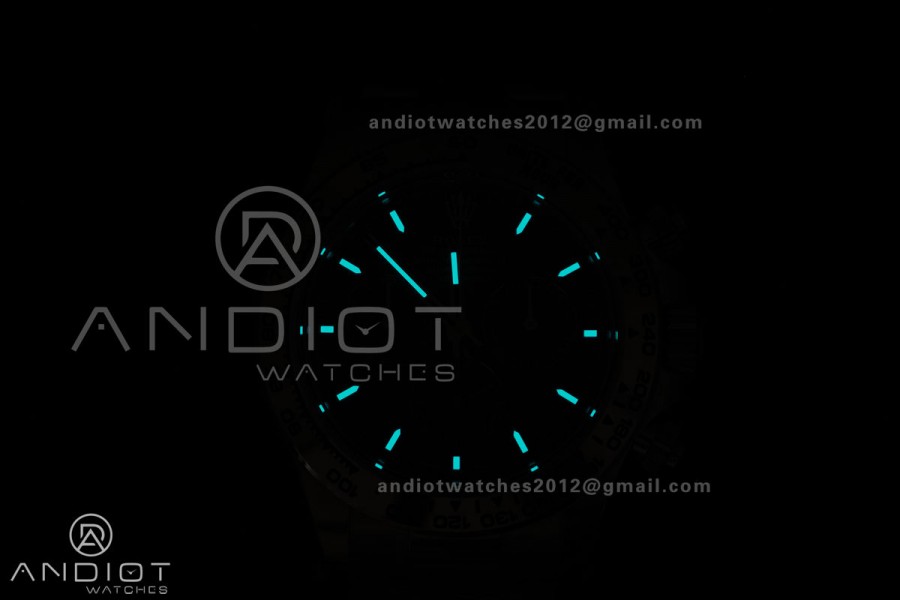 Daytona 126509 VSF 1:1 Best Edition 904L Steel Blue Dial on SS Braclet VS4131 V3 (Weighted)