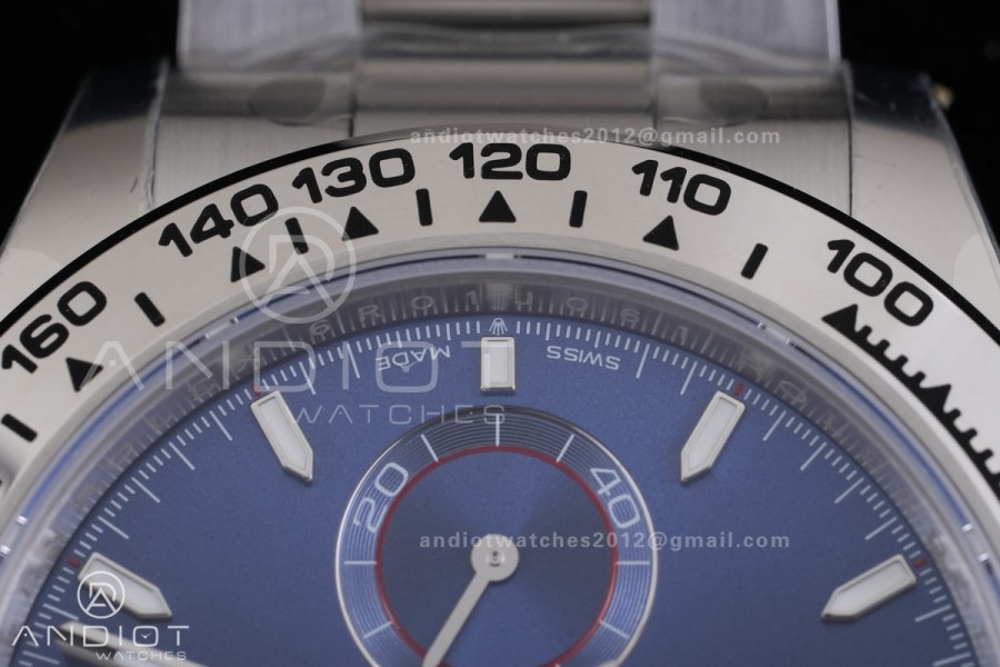 Daytona 126509 VSF 1:1 Best Edition 904L Steel Blue Dial on SS Braclet VS4131 V3 (Weighted)