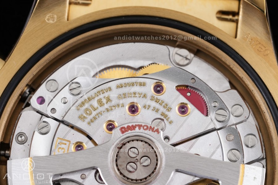 Daytona 126518 3CF 1:1 Best Edition YG Dial on Oysterflex Strap DD4131 (Gain Weight)