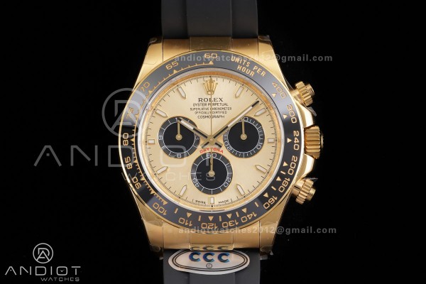 Daytona 126518 3CF 1:1 Best Edition YG Dial on Oys...