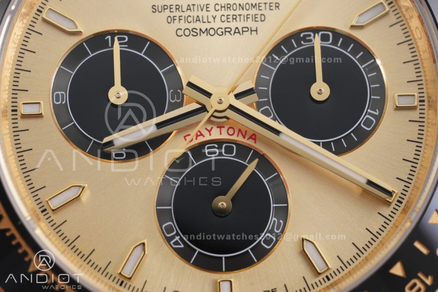 Daytona 126518 3CF 1:1 Best Edition YG Dial on Oysterflex Strap DD4131 (Gain Weight)