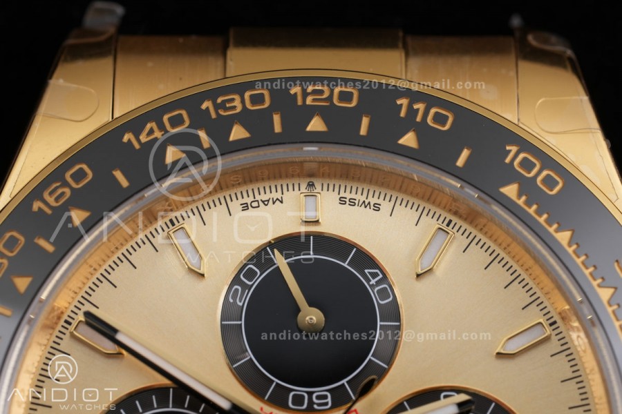 Daytona 126518 3CF 1:1 Best Edition YG Dial on Oysterflex Strap DD4131 (Gain Weight)