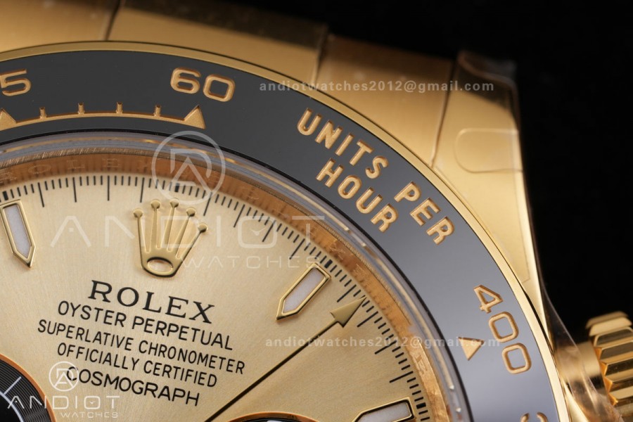 Daytona 126518 3CF 1:1 Best Edition YG Dial on Oysterflex Strap DD4131 (Gain Weight)