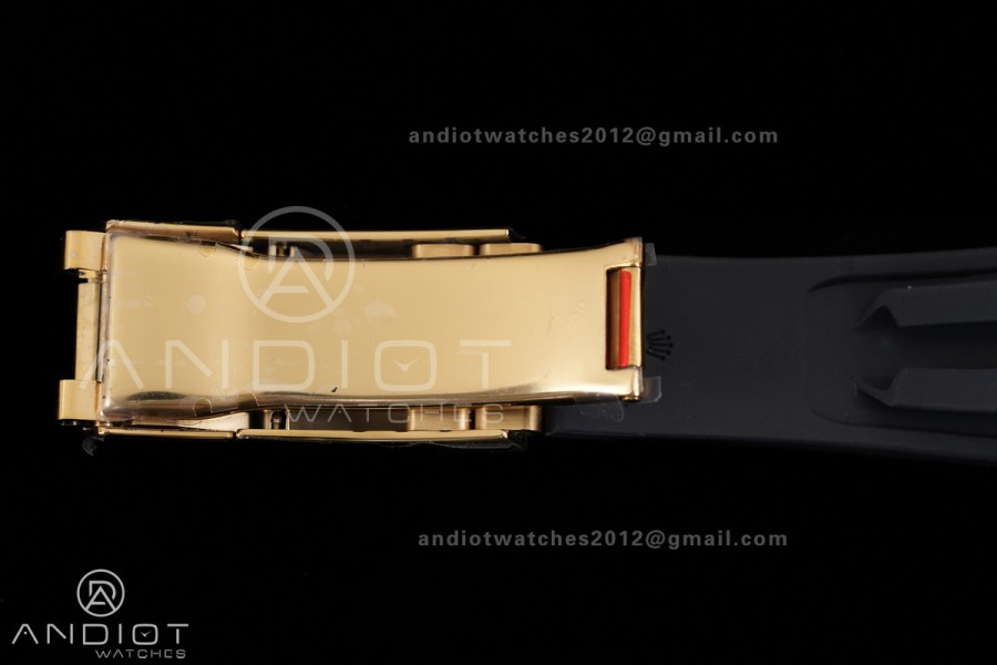 Daytona 116518 3CF 1:1 Best Edition Black/YG Dial on Oysterflex Strap DD4130 (Mod Version)