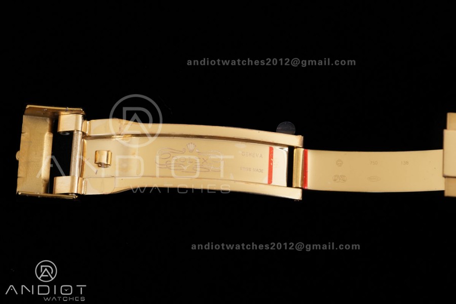 Daytona 116518 3CF 1:1 Best Edition Black/YG Dial on Oysterflex Strap DD4130 (Mod Version)