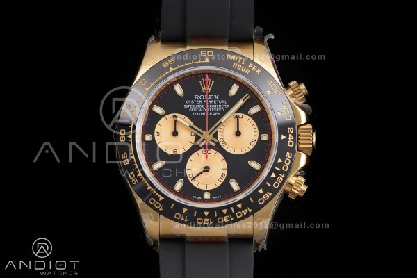 Daytona 116518 3CF 1:1 Best Edition Black/YG Dial ...