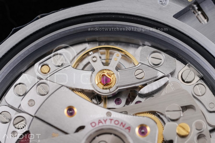 Daytona 116519 SS 3CF 1:1 Best Edition Gray/Black Dial on Oysterflex Strap DD4130 V2 (Mod Version)