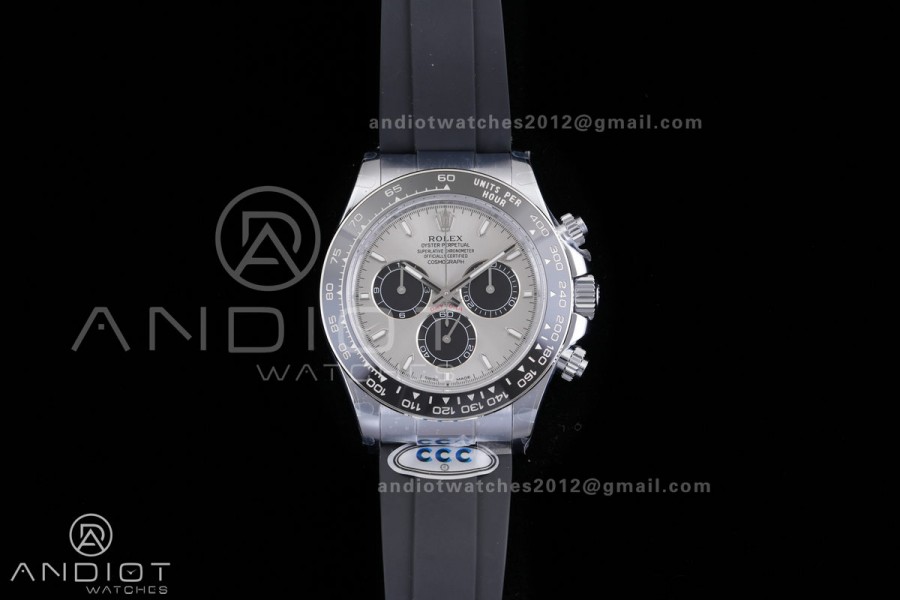 Daytona 126519 3CF 1:1 Best Edition Gray Dial on Oysterflex Strap DD4131 (Gain Weight)