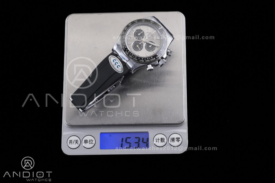 Daytona 126519 3CF 1:1 Best Edition Gray Dial on Oysterflex Strap DD4131 (Gain Weight)