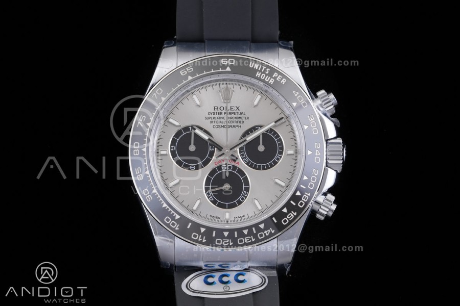 Daytona 126519 3CF 1:1 Best Edition Gray Dial on Oysterflex Strap DD4131 (Gain Weight)