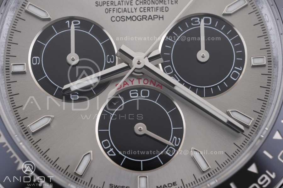 Daytona 126519 3CF 1:1 Best Edition Gray Dial on Oysterflex Strap DD4131 (Gain Weight)