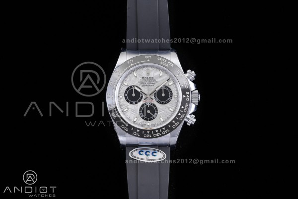 Daytona 116519 SS 3CF 1:1 Best Edition Meteorite D...