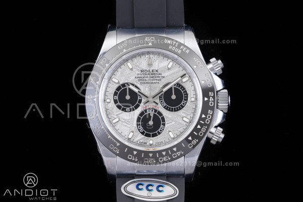 Daytona 116519 SS 3CF 1:1 Best Edition Meteorite D...