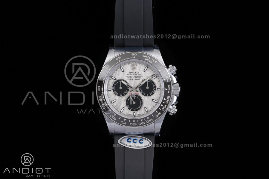 Daytona 126519 3CF 1:1 Best Edition Meteorite Dial on Oysterflex Strap DD4131 (Gain Weight)