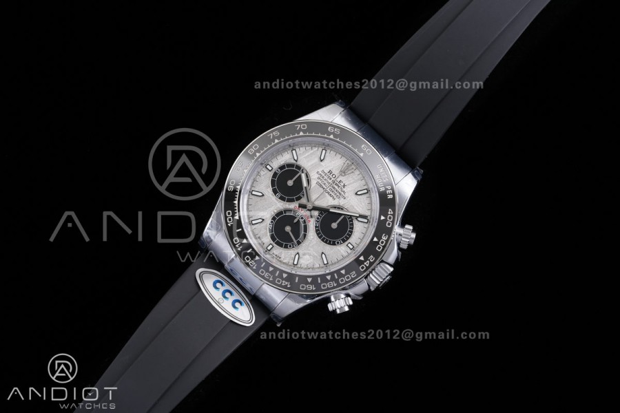 Daytona 126519 3CF 1:1 Best Edition Meteorite Dial on Oysterflex Strap DD4131 (Gain Weight)