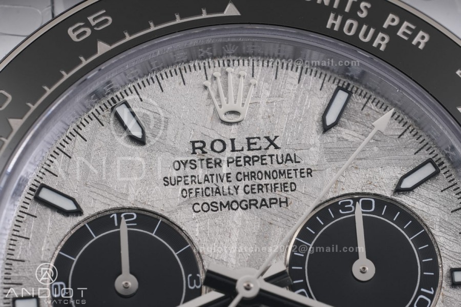 Daytona 126519 3CF 1:1 Best Edition Meteorite Dial on Oysterflex Strap DD4131 (Gain Weight)