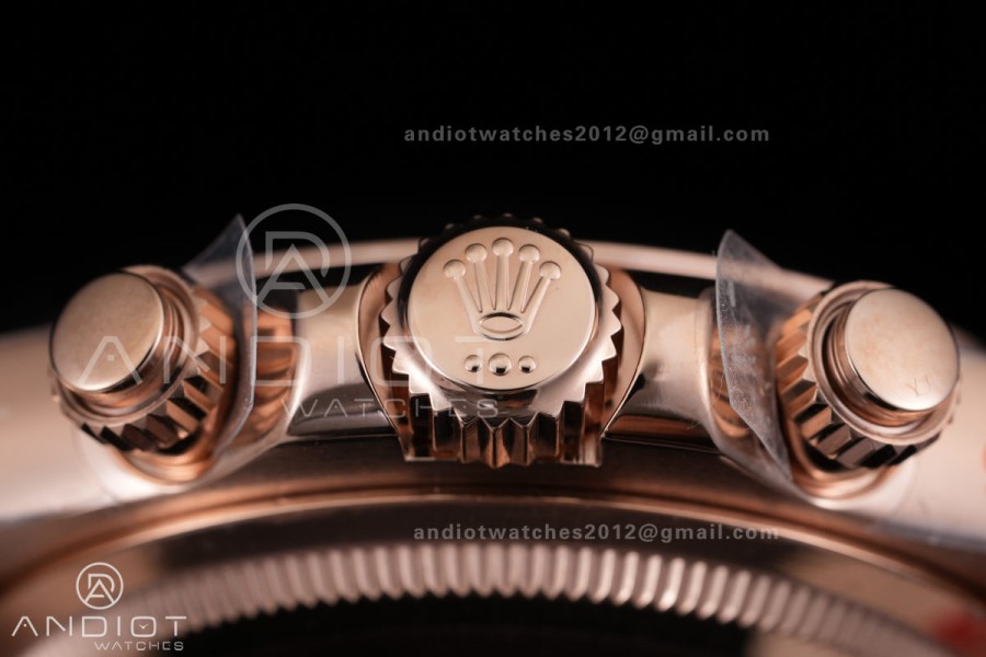 Daytona 126515 3CF 1:1 Best Edition Chocolate Dial on RG Bracelet DD4131 (Gain Weight)