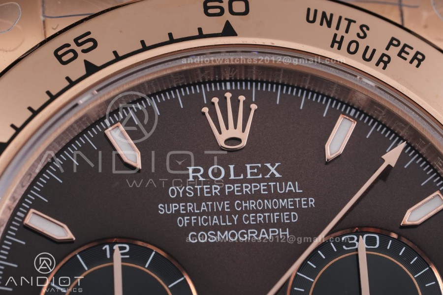 Daytona 126515 3CF 1:1 Best Edition Chocolate Dial on RG Bracelet DD4131 (Gain Weight)