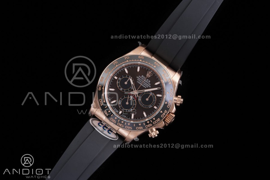 Daytona 126515 3CF 1:1 Best Edition Chocolate Dial on Oysterflex Strap DD4131 (Gain Weight)