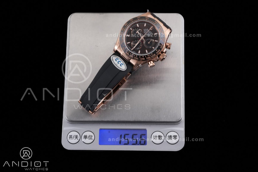 Daytona 126515 3CF 1:1 Best Edition Chocolate Dial on Oysterflex Strap DD4131 (Gain Weight)