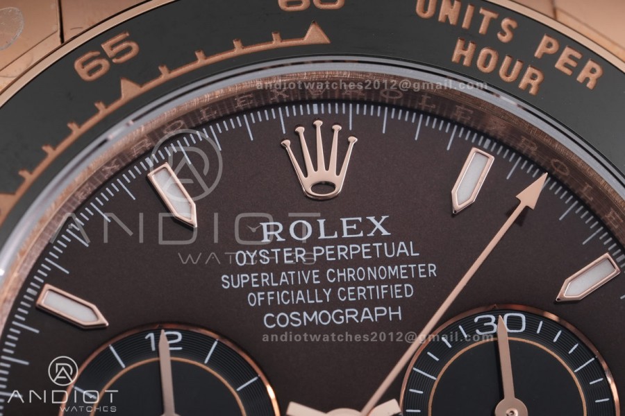 Daytona 126515 3CF 1:1 Best Edition Chocolate Dial on Oysterflex Strap DD4131 (Gain Weight)