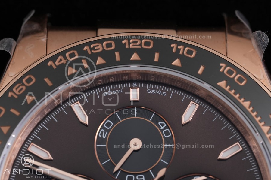 Daytona 126515 3CF 1:1 Best Edition Chocolate Dial on Oysterflex Strap DD4131 (Gain Weight)