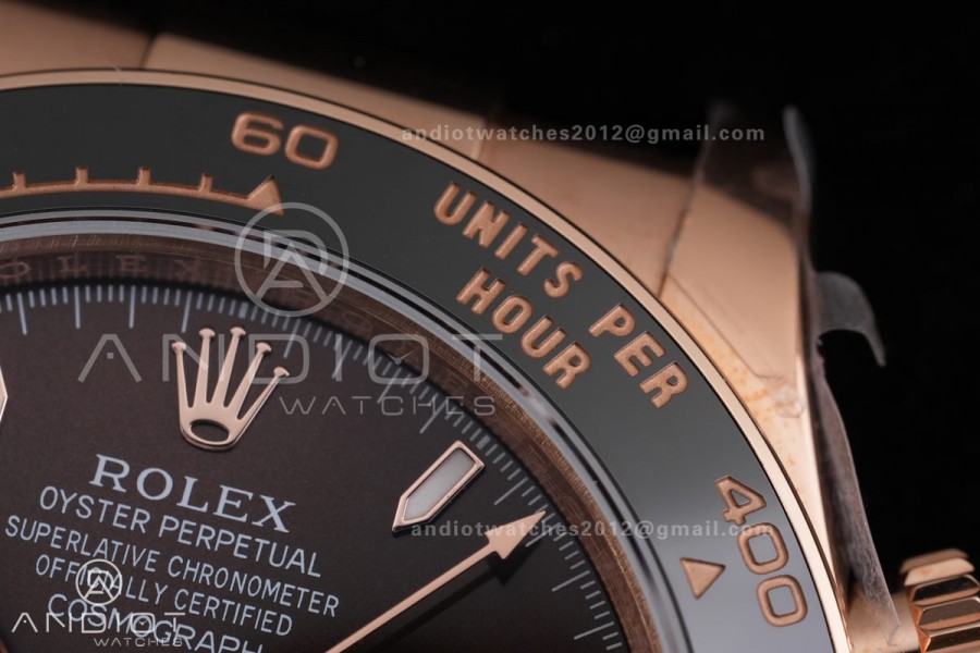 Daytona 126515 3CF 1:1 Best Edition Chocolate Dial on Oysterflex Strap DD4131 (Gain Weight)