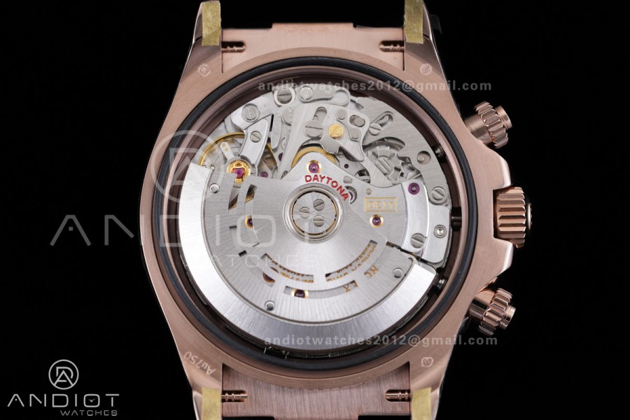 Daytona 116515 RG 3CF 1:1 Best Edition Meteorite Dial on Oysterflex Strap DD4130 V2 (Mod Version)