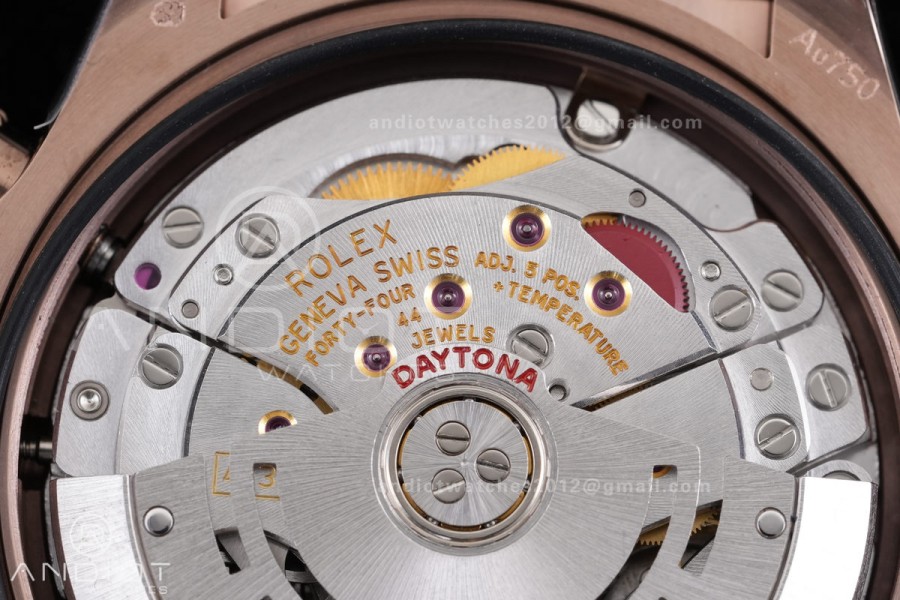 Daytona 116515 RG 3CF 1:1 Best Edition Meteorite Dial on Oysterflex Strap DD4130 V2 (Mod Version)