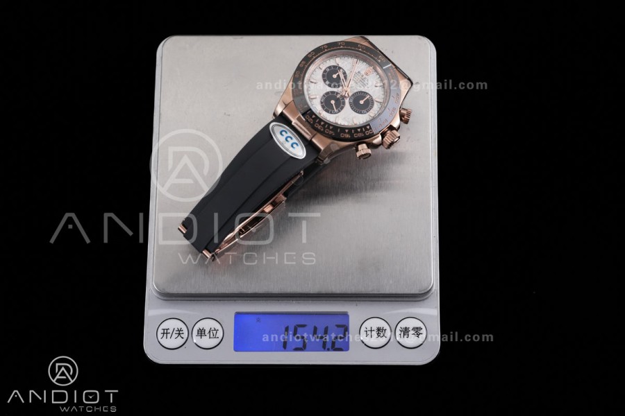 Daytona 116515 RG 3CF 1:1 Best Edition Meteorite Dial on Oysterflex Strap DD4130 V2 (Mod Version)