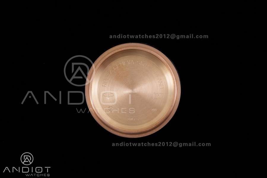 Daytona 126515 3CF 1:1 Best Edition Black/RG Diamonds Dial on Oysterflex Strap DD4131 (Gain Weight)