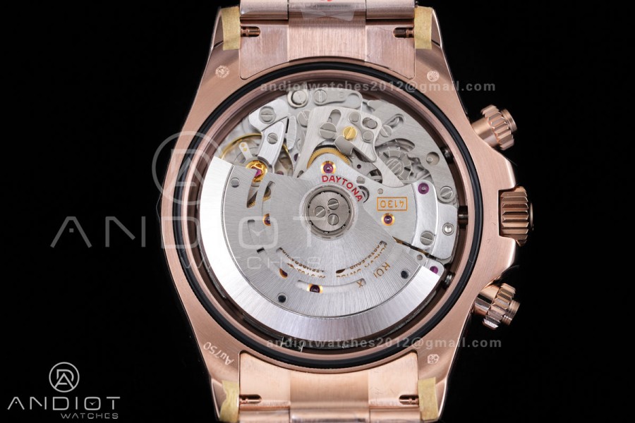 Daytona 116505 3CF 1:1 Best Edition Meteorite Dial on RG Bracelet DD4130 V2 (Mod Version)