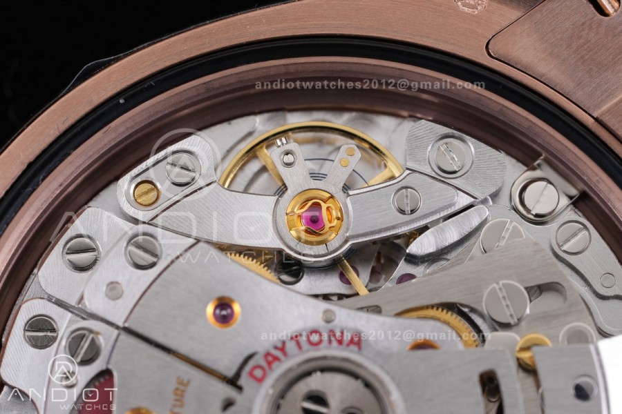Daytona 116505 3CF 1:1 Best Edition Meteorite Dial on RG Bracelet DD4130 V2 (Mod Version)