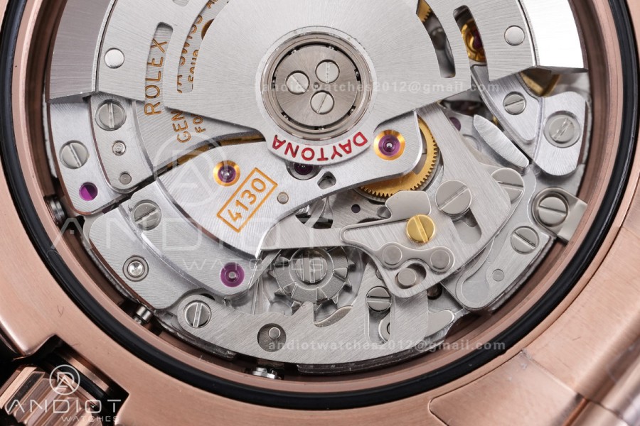 Daytona 116505 3CF 1:1 Best Edition Meteorite Dial on RG Bracelet DD4130 V2 (Mod Version)