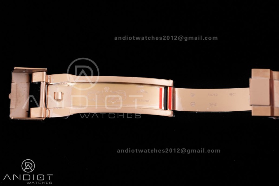 Daytona 116505 3CF 1:1 Best Edition Meteorite Dial on RG Bracelet DD4130 V2 (Mod Version)