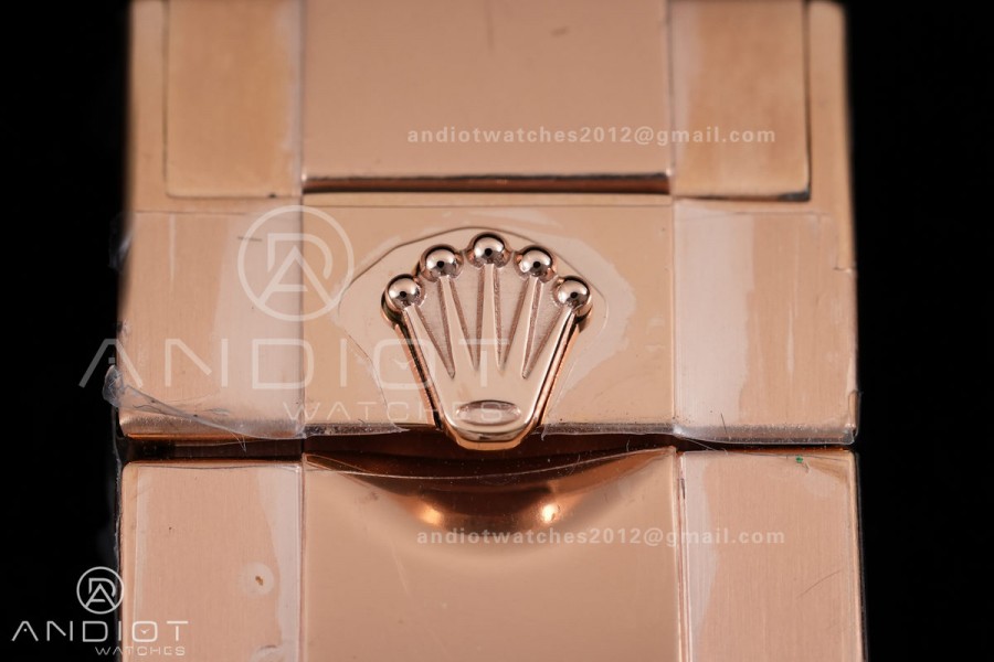 Daytona 116505 3CF 1:1 Best Edition Meteorite Dial on RG Bracelet DD4130 V2 (Mod Version)