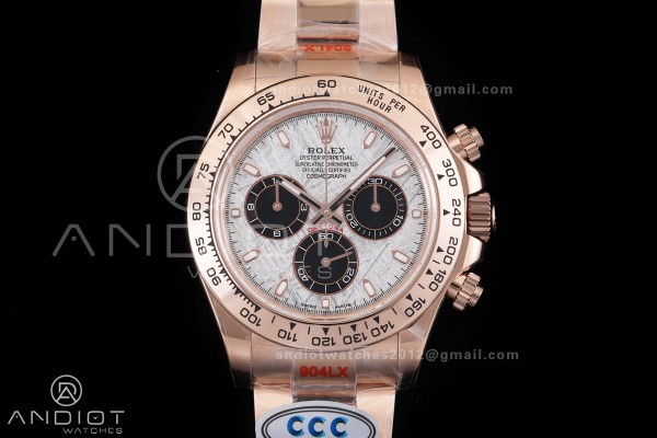 Daytona 116505 3CF 1:1 Best Edition Meteorite Dial...