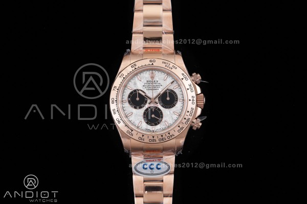 Daytona 126505 3CF 1:1 Best Edition meteorite Dial...