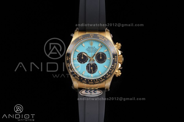 Daytona 126518 3CF 1:1 Best Edition Turquoise Dial...