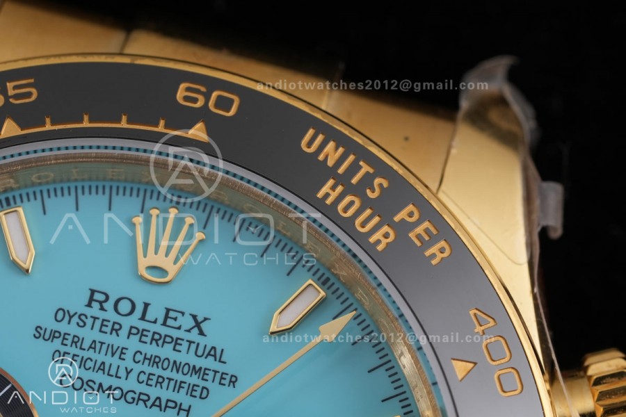 Daytona 126518 3CF 1:1 Best Edition Turquoise Dial on Oysterflex Strap DD4131 (Gain Weight)