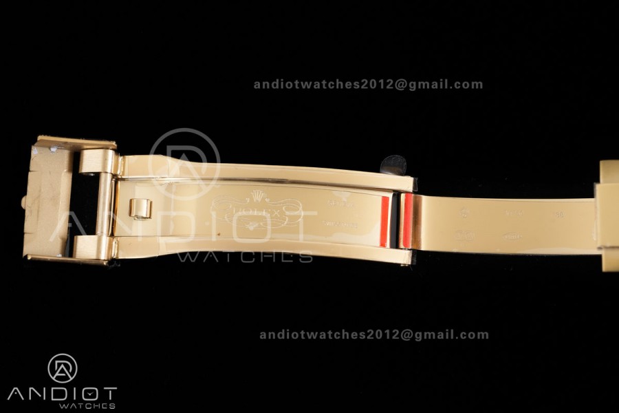 Daytona 116598rbow 3CF 1:1 Best Edition Black Diamonds Dial on YG Bracelet DD4130 V2 (Mod Version)