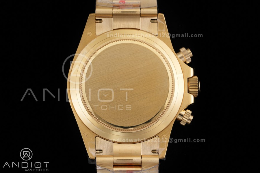 Daytona 116598rbow 3CF 1:1 Best Edition Black Diamonds Dial on YG Bracelet DD4130 V2 (Mod Version)