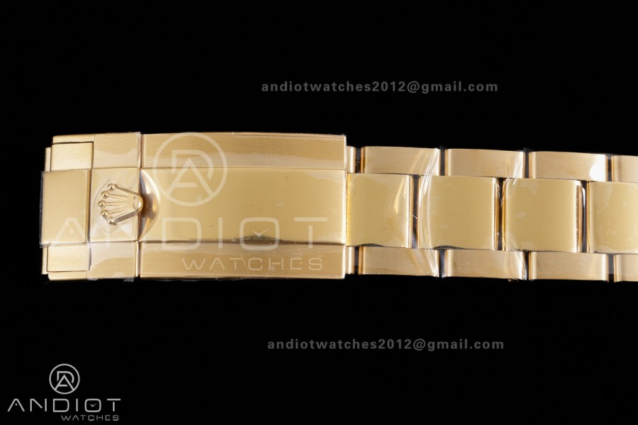 Daytona 116508 3CF 1:1 Best Edition Green Dial on YG Bracelet DD4130 V2 (Mod Version)