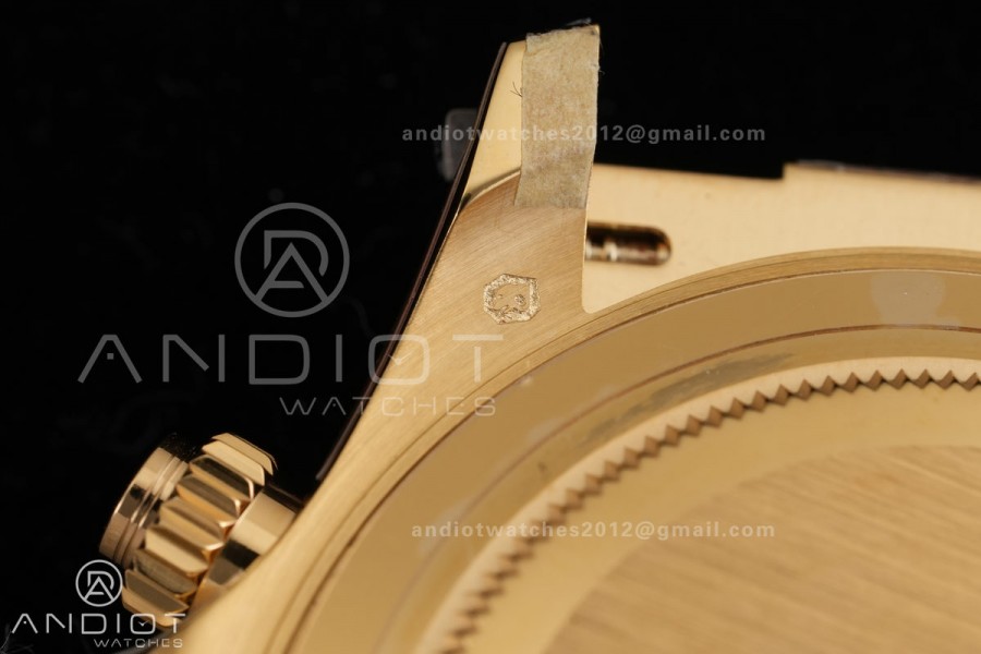 Daytona 116588TBR 'Eye Of The Tiger' YG 3CF 1:1 Best Edition Tiger Diamonds Dial on Oysterflex Strap DD4130 V2 (Mod Version)