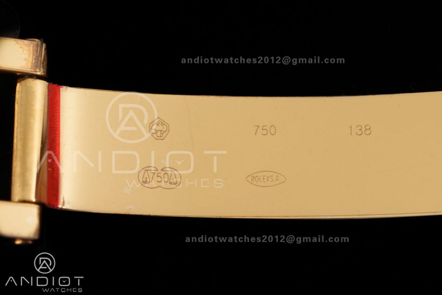 Daytona 116588TBR 'Eye Of The Tiger' YG 3CF 1:1 Best Edition Tiger Diamonds Dial on Oysterflex Strap DD4130 V2 (Mod Version)