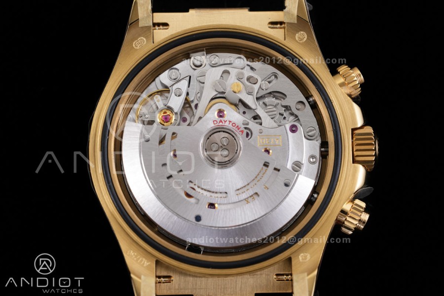 Daytona 116518 YG 3CF 1:1 Best Edition Meteorite Dial on Oysterflex Strap DD4130 V2 (Mod Version)