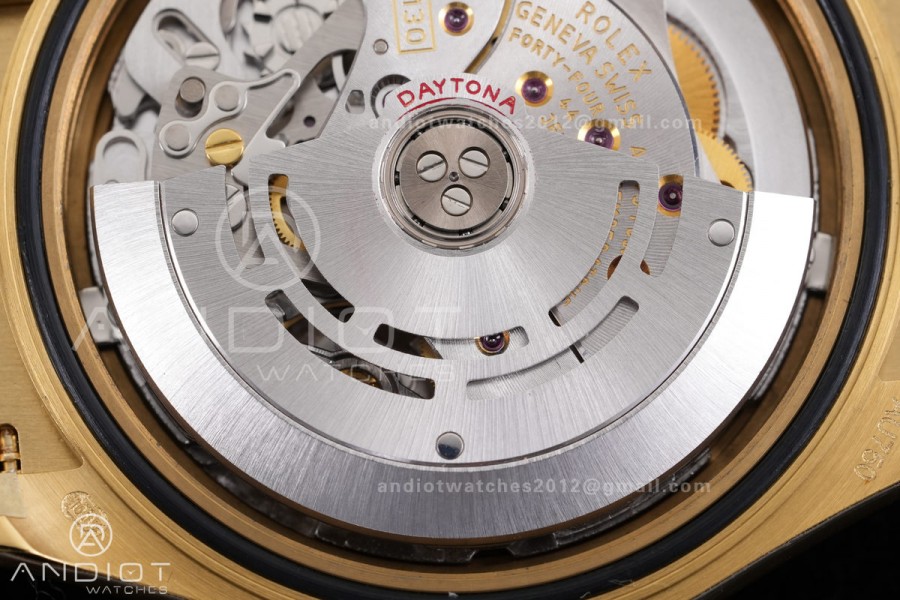 Daytona 116518 YG 3CF 1:1 Best Edition Meteorite Dial on Oysterflex Strap DD4130 V2 (Mod Version)