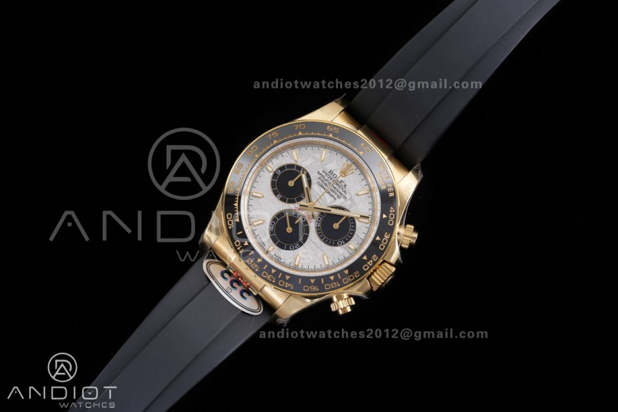 Daytona 126518 3CF 1:1 Best Edition Meteorite Dial on Oysterflex Strap DD4131 (Gain Weight)